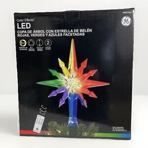GE 11" Christmas Color Effects Multicolor LED RGB Bethlehem Star Tree Topper